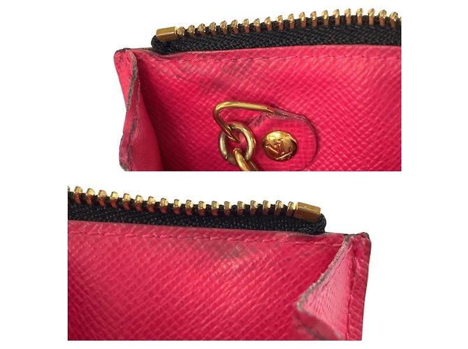 Louis Vuitton Monogram Multicolor Pochette Clé Noir Nero - vista 8