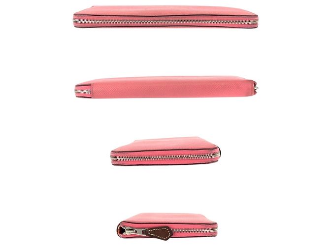 Hermès Cartera larga Azap Hermes en Rose Azalee Rosa - vista 10