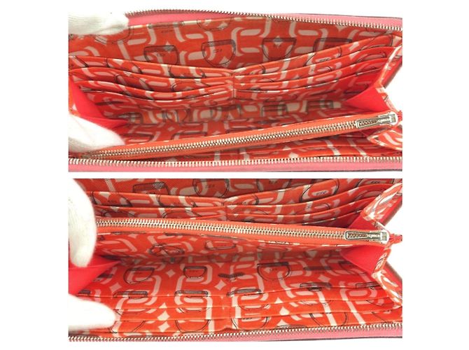 Hermès Cartera larga Azap Hermes en Rose Azalee Rosa - vista 8