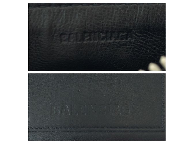 Balenciaga Black Leather Card Case - view 5