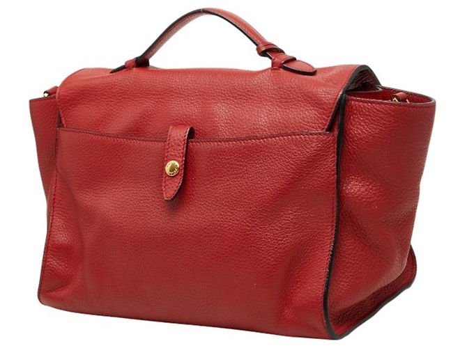 Borsa a mano e borsa a tracolla in pelle rossa Prada Rosso - vista 2