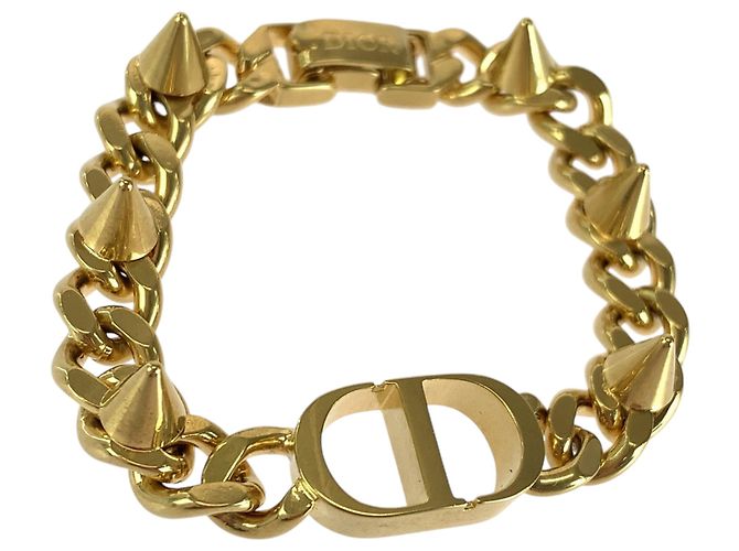 Christian Dior Gold Plated Charm Bracelet Golden - view 3