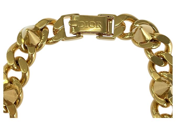 Christian Dior Gold Plated Charm Bracelet Golden - view 4