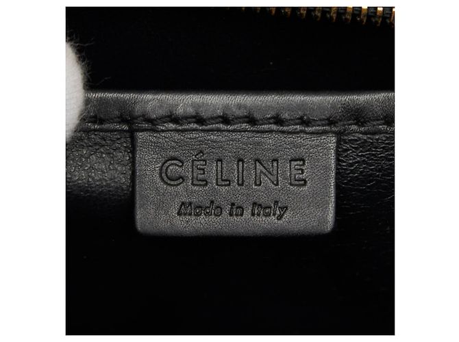 Céline Borsa Celine Luggage Nano Shopper Nero Multicolore - vista 12