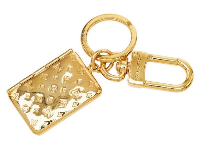 Portachiavi Louis Vuitton Love Note Envelope D'oro - vista 2