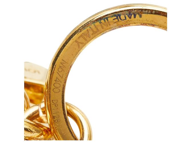 Portachiavi Louis Vuitton Love Note Envelope D'oro - vista 3