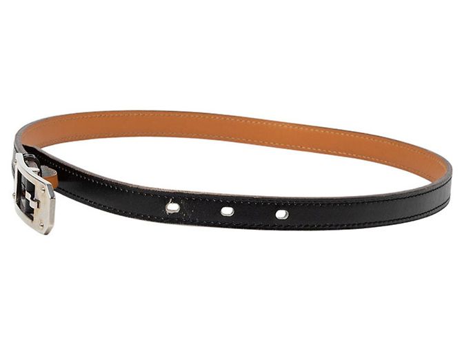 Hermès Hermes Kelly Ardion Gürtel, Größe 65 Braun Schwarz - Ansicht 2