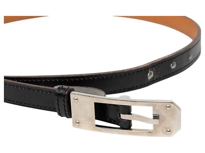 Hermès Hermes Kelly Ardion Gürtel, Größe 65 Braun Schwarz - Ansicht 5