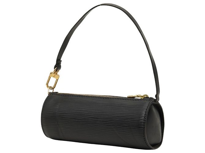 Louis Vuitton Epi Soufflot Handtasche mit Pouch Schwarz - Ansicht 2