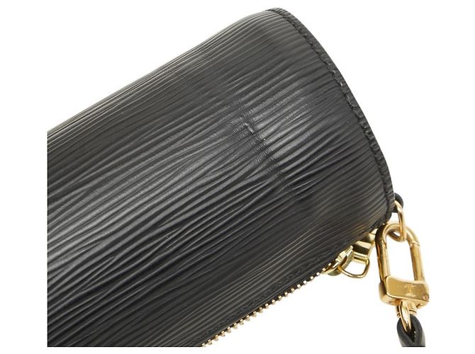 Louis Vuitton Epi Soufflot Handtasche mit Pouch Schwarz - Ansicht 6