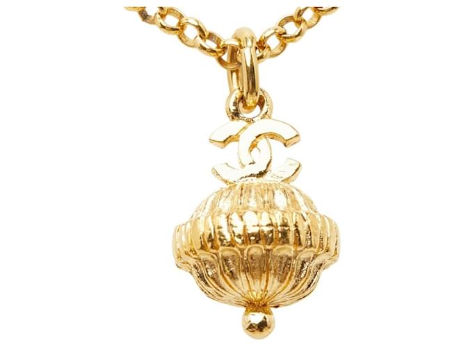 Timeless Collana Chanel Coco Mark placcata oro D'oro - vista 2