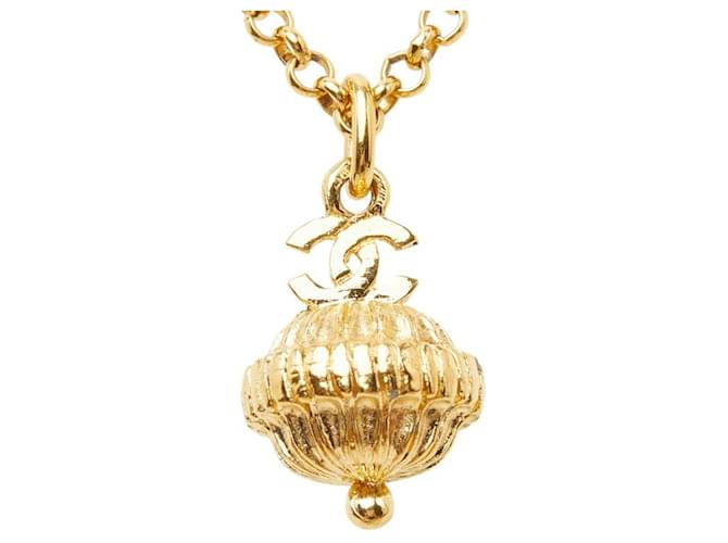 Timeless Collana Chanel Coco Mark placcata oro D'oro - vista 3