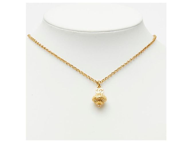 Timeless Collana Chanel Coco Mark placcata oro D'oro - vista 7