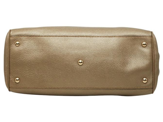 Borsa a Mano Gucci Bamboo Borsa a Spalla Marrone D'oro - vista 3