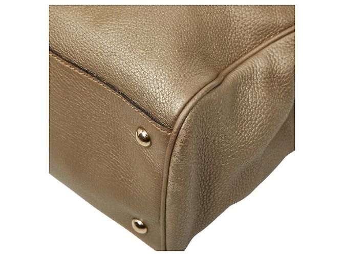 Borsa a Mano Gucci Bamboo Borsa a Spalla Marrone D'oro - vista 4