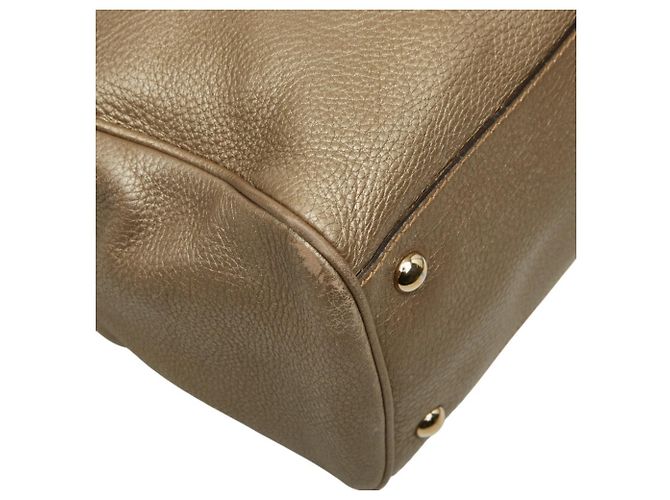 Borsa a Mano Gucci Bamboo Borsa a Spalla Marrone D'oro - vista 5