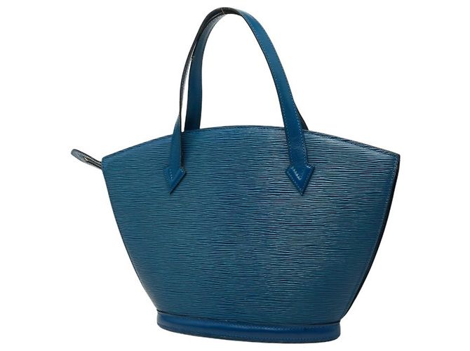 Borsa Louis Vuitton Epi Saint Jacques in Toledo Blue - vista 2