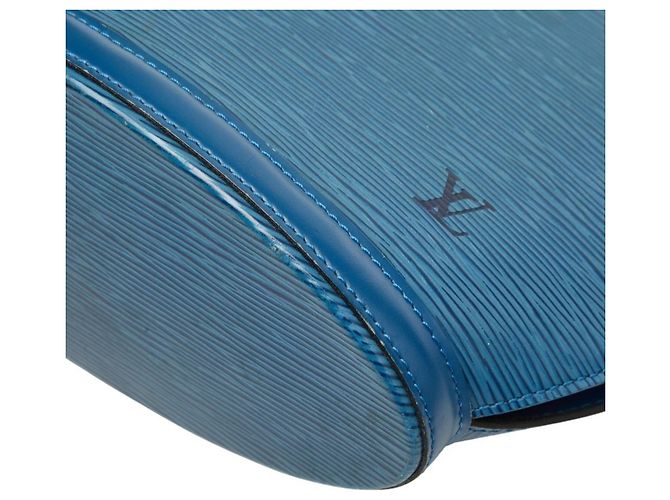 Borsa Louis Vuitton Epi Saint Jacques in Toledo Blue - vista 4