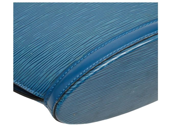 Borsa Louis Vuitton Epi Saint Jacques in Toledo Blue - vista 5