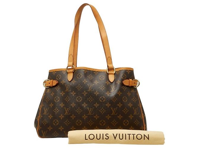 Borsa a tracolla Louis Vuitton Monogram Batignolles Horizontal Marrone - vista 12