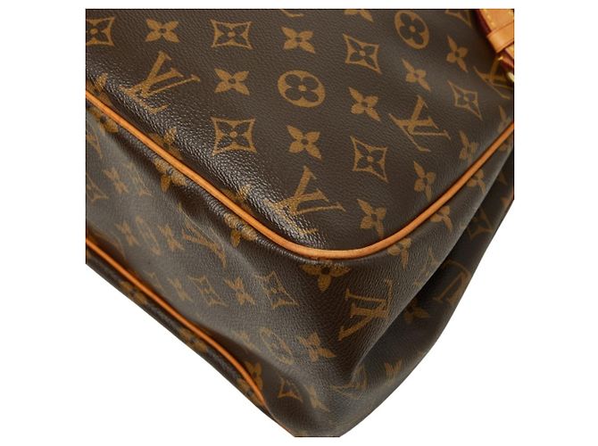 Borsa a tracolla Louis Vuitton Monogram Batignolles Horizontal Marrone - vista 4
