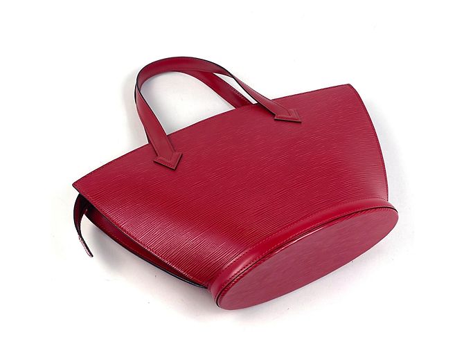 Borsa Tote Louis Vuitton Saint Jacques Rosso - vista 2