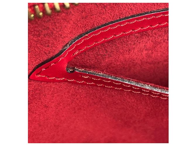 Borsa Tote Louis Vuitton Saint Jacques Rosso - vista 7