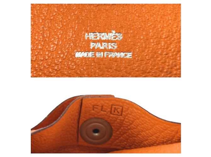 Hermès Monedero Bastia Feu Orange Hermes Roja Naranja - vista 5