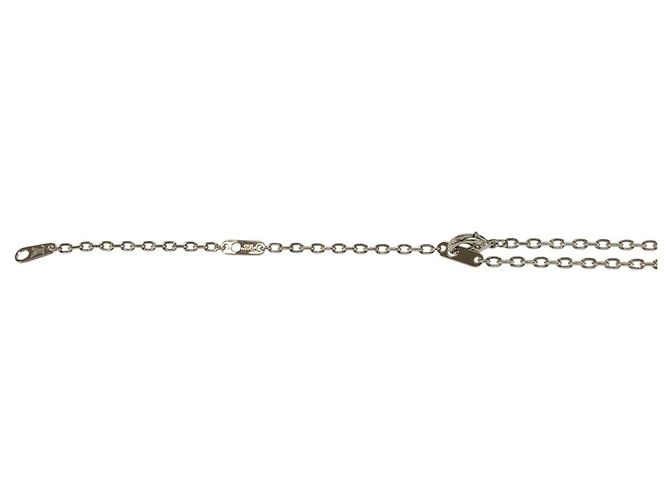 Collana in metallo argentato Louis Vuitton Argento - vista 7