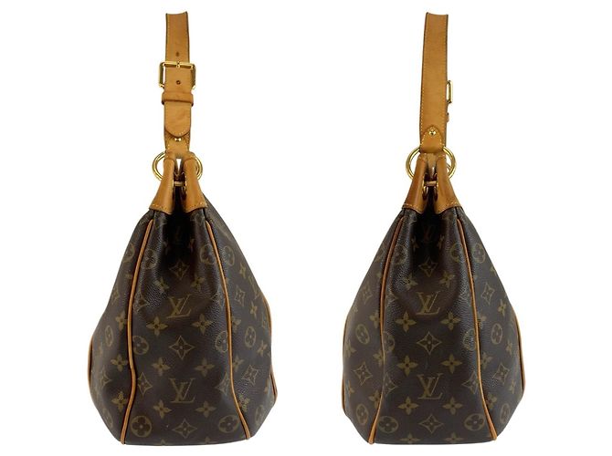 Borsa a Spalla Louis Vuitton Monogram Galliera PM Marrone - vista 7