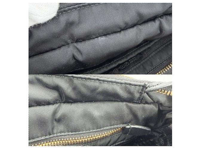 Borsa a mano piccola in nylon nero da donna Prada - vista 7