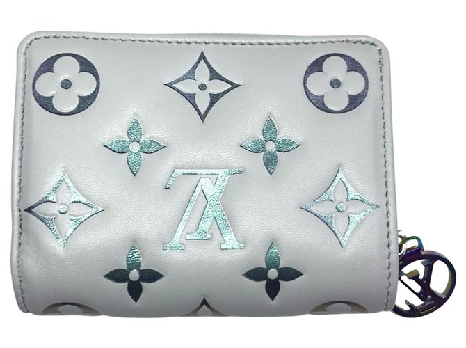 Louis Vuitton Damenbörse Bi-Fold in Blau-Grau Braun - Ansicht 2