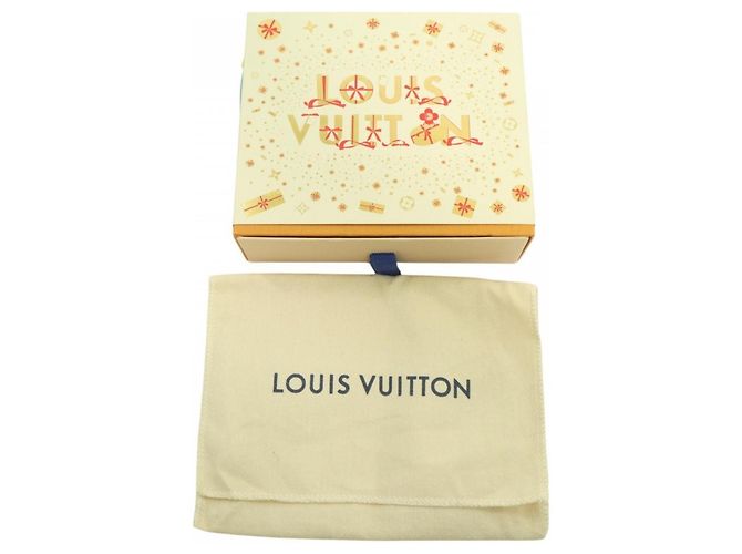 Louis Vuitton Damenbörse Bi-Fold in Blau-Grau Braun - Ansicht 7