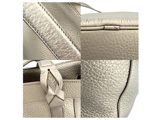 Borsa Tote Loewe Anagram Fusta D'oro - vista 7