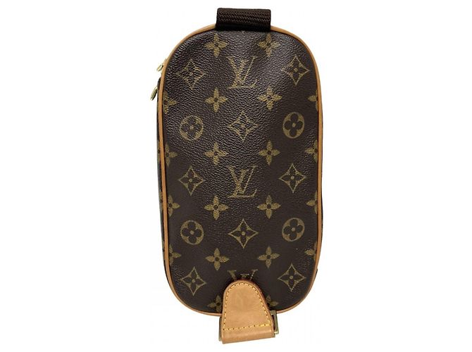 Pochette Gange Body Bag da donna Louis Vuitton Marrone - vista 2