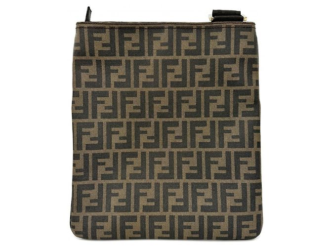 Zucca Borsa a tracolla Fendi Mamma Bucket Marrone - vista 2