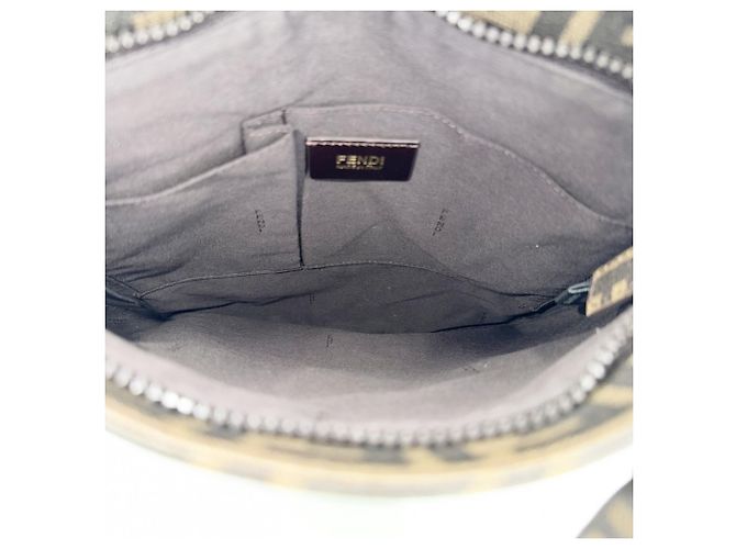 Zucca Borsa a tracolla Fendi Mamma Bucket Marrone - vista 4