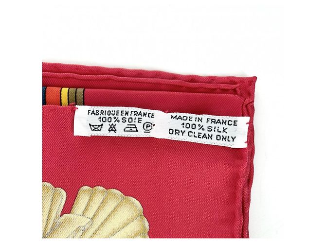 Foulard Carré 90 AUTOMOBILE Hermès Rosso - vista 3