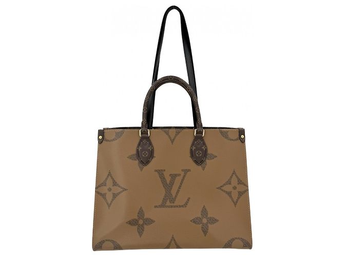 Borsa Tote OnTheGo MM da donna Louis Vuitton Marrone - vista 2