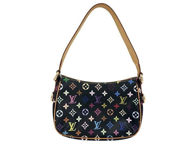 Borsa a Spalla Louis Vuitton Lodge PM Nero Multicolore - vista 2