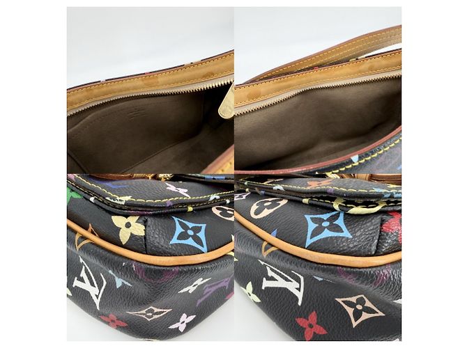 Borsa a Spalla Louis Vuitton Lodge PM Nero Multicolore - vista 7