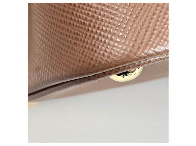 Borsa Tote Doppia da donna Prada Marrone - vista 8