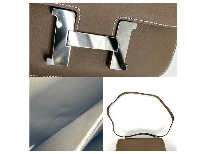 Hermès Hermes Constance 24 Schultertasche Taupe - Ansicht 7