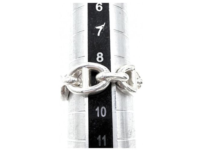Hermès Hermes Chaine d'Ancre Enchainée Silberring - Ansicht 3