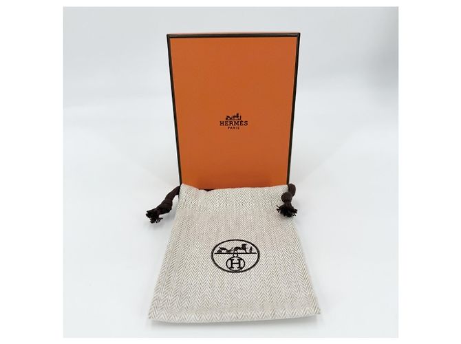 Hermès Halskette für Damen mit Mini Maillon PM Chaine d'Ancre Anhänger Weiß Golden - Ansicht 9