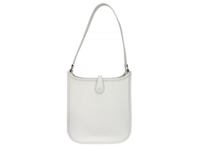 Hermès Borsa a tracolla corta Hermes Evelyne 16 TPM Bianco - vista 2