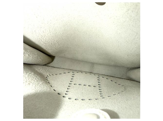 Hermès Borsa a tracolla corta Hermes Evelyne 16 TPM Bianco - vista 4