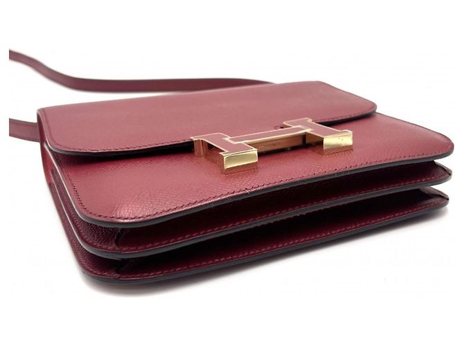 Hermès Hermes Constance Mini Schultertasche Rot - Ansicht 3