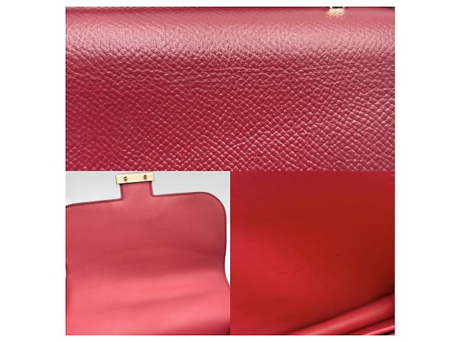 Hermès Hermes Constance Mini Schultertasche Rot - Ansicht 6