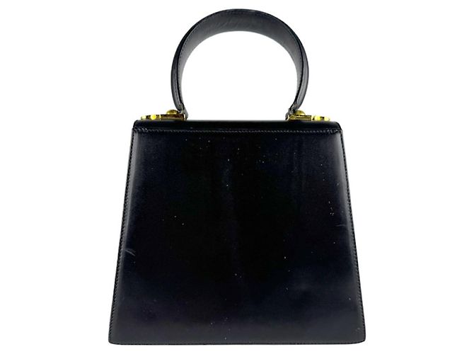 Gancini Borsa a mano in pelle Salvatore Ferragamo Nero - vista 3